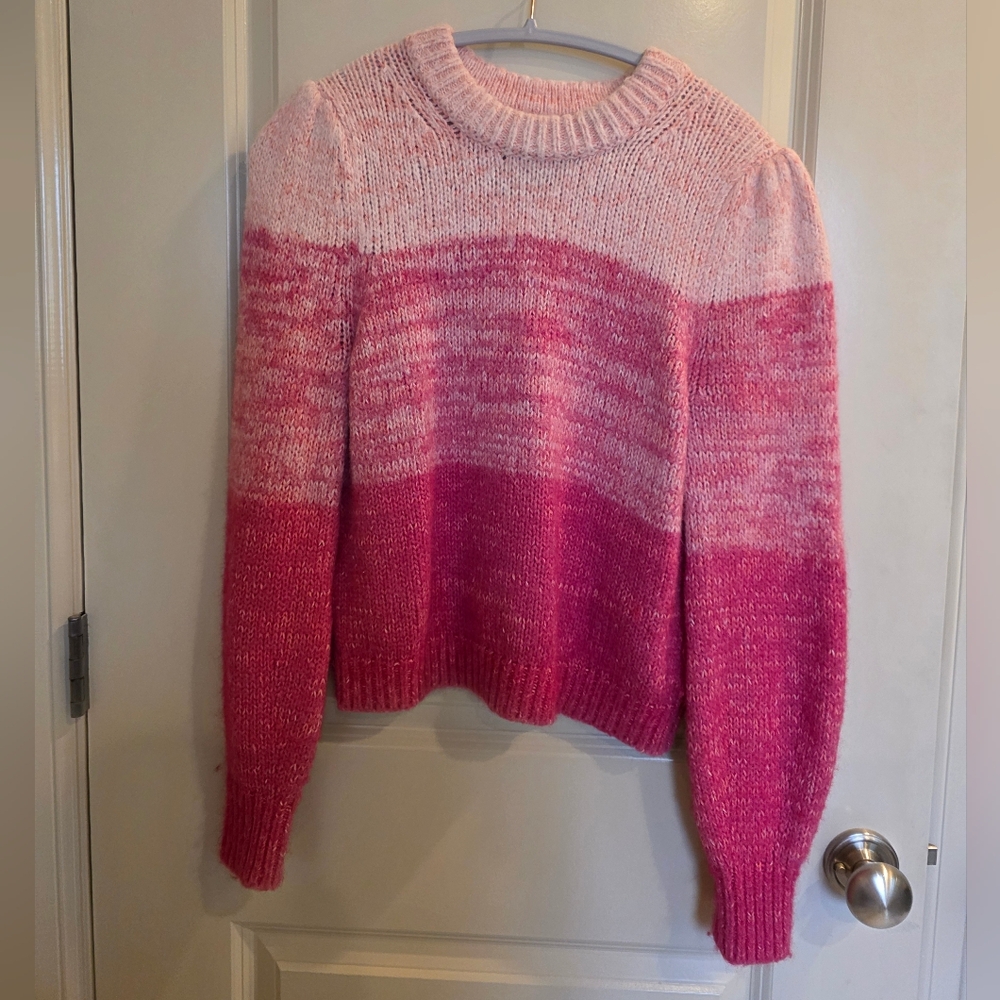 Banana Republic Pink Ombre Women's Sweater